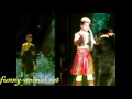 Bear playing hula