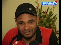 Marcelo Sarvas (Polonia Warszwa), Edi (Korona Kielce) i R. Mynar (Polonia Warszawa) o Świętach.
