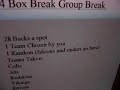 2008 Donruss Classics Football Group Break