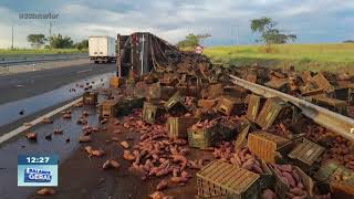 Acidente em rodovias da região de Marília