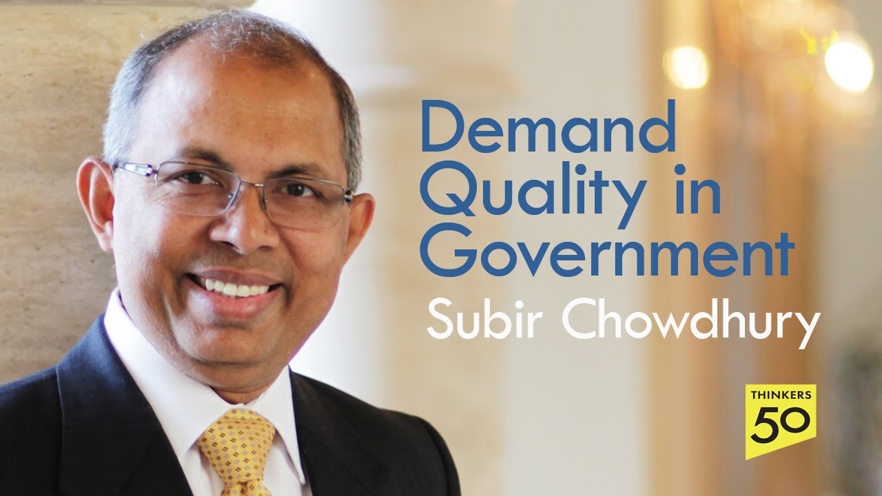 Demand Quality in Government