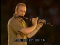 a performance of the irish traditional music group at festival in nantes, with carlos nunez and other celtic acts