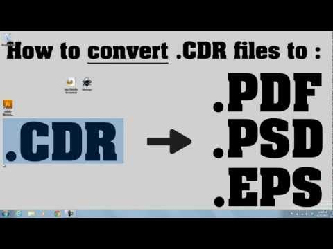 how to open cdr file