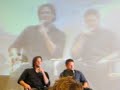 Fan question: Have Jared and Jensen ever experienced any supernatural moments? Jared and Jensen explain, after they play around a little bit with the fans. hee. Also, Jared can't get over the Giant Teddy Bear (from episode 