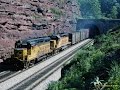 Chessie units exit Sand Patch Tunnel in 1990...