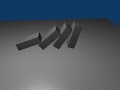 Efeito domin� - Rigid Body (Blender)
