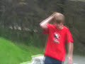 Retard Gets Pelted By Tennis Ball Machine