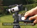 demonstration of the pan & tilt power head.