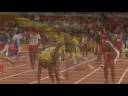 JO PEKIN 2008.Finale.4x100M.Hommes ralenti.avi