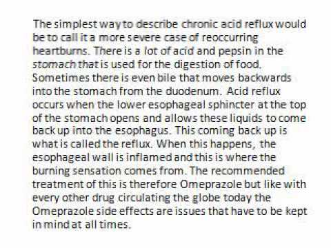 how to treat omeprazole side effects