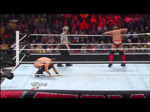 The Miz vs. Chris Jericho vs. Wade Barrett - Intercontinental Title Triple Threat Match: Raw, March