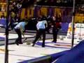 Gushue shot during HotsShots semi-final