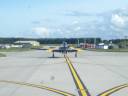 Jet Provost XM479 G-BVEZ taxing in at RAF Kinloss