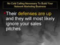 How to cold call for MLM starter