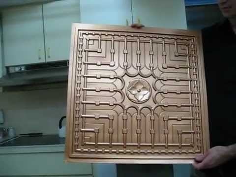 how to fit plastic ceiling panels