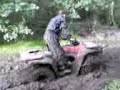 Farm Quad Making Big Dash at Deep Goopy Mud Pit