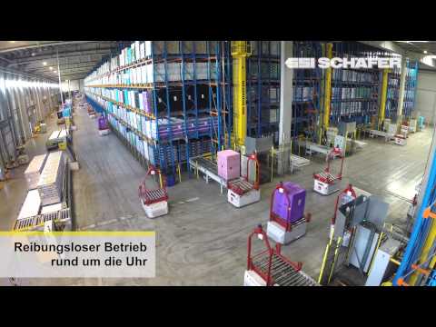 Fahrerlose Transportsysteme, FTS, Regalbediengeräte,  MoTuM, SSI SCHÄFER
