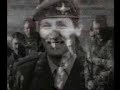 the british army paras lead the way in ww2

http://youtube.com/watch?v=empuasqvbyg

with personal camouflage jump smocks and netting on their multiple attachment point chinstrap helmets 

http://www.combatreform.com/chinstrap.htm

that strips of cloth were tied to, creating effective blending in and breaking up of its distinctive outline. in contrast, american m1 steel pot helmets wobbled with only a chinstrap and its netting was under-utilized by american paras for camouflage. the non-airborne infantry units didn't even have netting and went into combat with shiny green helmets. is it a wonder we suffered over 385, 000 dead and over 1, 000, 000+ wounded in ww2? 6 years later in korea, we were doing the same piss-poor non-camouflage practices and added another 53, 000 dead. in vietnam, we tried to insert cut vegetation into helmet covers but this dried out and fell out.   
http://www.combateform.com/camie.htm
http://www.combateform.com/cvccamouflage.htm

the british army however, particularly their paras kept on with what works best: netting and strips for helmet camouflage.

finally after their stunning success against all odd in the falklands in 1982;

http://www.geocities.com/usnavyindanger/falklandslessonsnotlearned.htm

the american 82nd airborne and light infantry divisions 