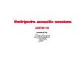 Headlights - "Towers" (Tripwire Acoustic Session)