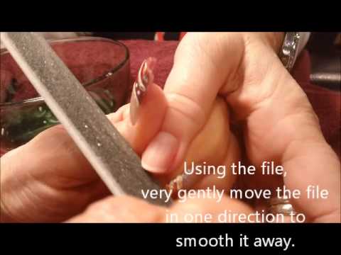 how to properly file your nails