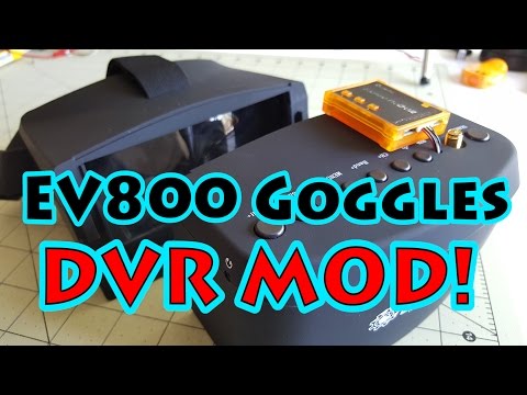 Eachine EV800 Goggles DVR Mod!
