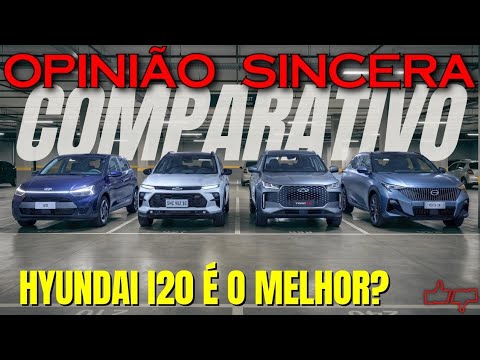Hyundai i20 é o melhor por R$ 140 mil? Comparativo com Chevrolet Sonic, Tiggo 5x e GAC GS3. Vale?