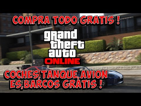 GTA V ONLINE - Compra Todo GRATIS - Coches, Aviones,Tanque 1.12