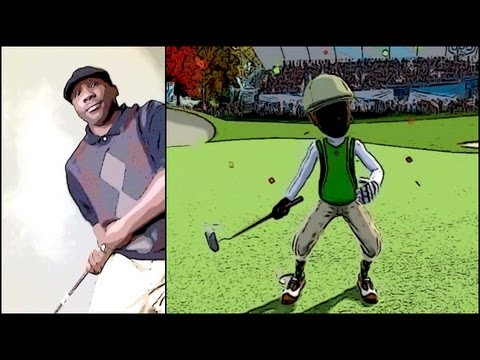 Kinect - Kinect Sports 2 - ActionCam Golf Swing Like Charles Barkley | I'm Better than Tiger Woods LOL Playing some golf on Kinect Sports Season 2. Got a golf swing l...