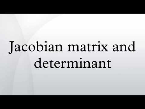 how to calculate jacobian matrix