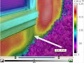 Visible to Infrared - Wet Stucco Wall Visible to Infrared - Wet Stucco Wall