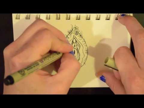 how to draw a vgina