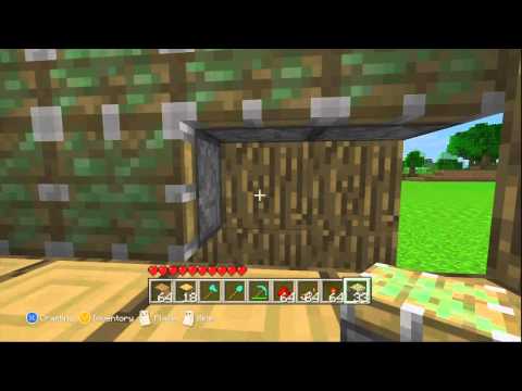 how to make a letter v in minecraft