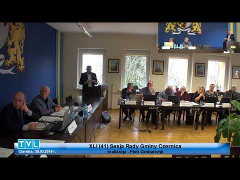 Click to View : XLI Sesja Rady Gminy Czernica (+skrypt) 28 marca 2018 roku