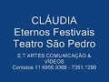 CANTORA CLAUDIA - ETERNOS FESTIVAIS