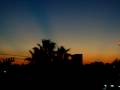 Tampico al anochecer y el sol apagándose