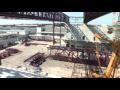 Visite du chantier de l'Arena