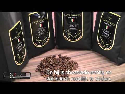 Caffe Coronel 100% Arabica Top Class koffiebonen: zacht, zoetig en vol van smaak! Bekijk de demo