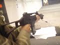 jon's first experience with full auto. they had to bolt the gun the desk so he wouldn't steal it and run off
