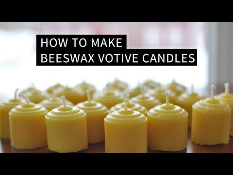 How To Make Beeswax Votive Candles