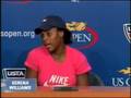 US Open Serena Williams Press Conference 9.03.08