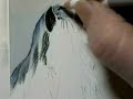 Painting a Day Demonstration- Friesian Stallion by Roberta "Roby" Baer PSA -Views : 0