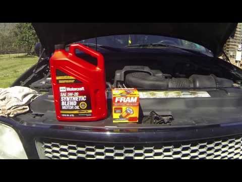 how to change the oil in a 2001 ford f150