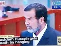 Saddam Hussein sentenced to hang