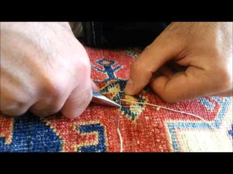 how to repair oriental rug