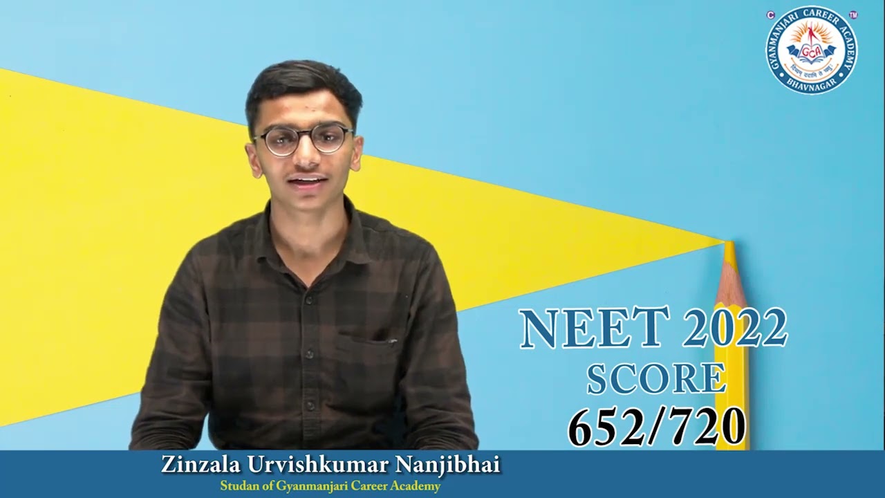 NEET UG 2022 I Meet Top Performer I Testimonial I Urvish Zinzala I Exclusively With #Gyanmanjari