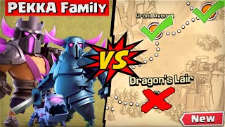 PEKKA Family vs Goblin Map Clash of Clans