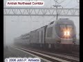 Amtrak 98 The Silver Meteor in the fog November 13 2005