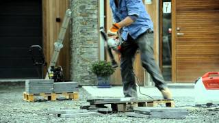 Husqvarna K 3000 Wet and WT 15 - Cutting stone