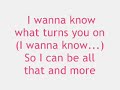 Joe – I Wanna Know