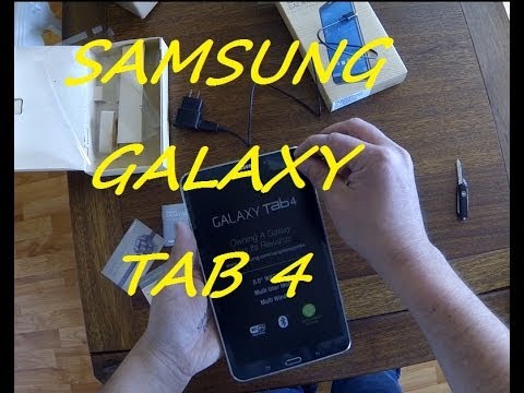Samsung Galaxy Tab 4 8.0 16G Black Tablet Unboxing and Intro